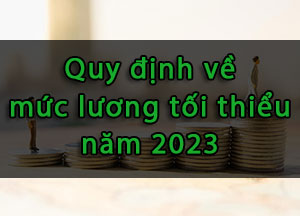 Quy định về mức lương tối thiểu năm 2023